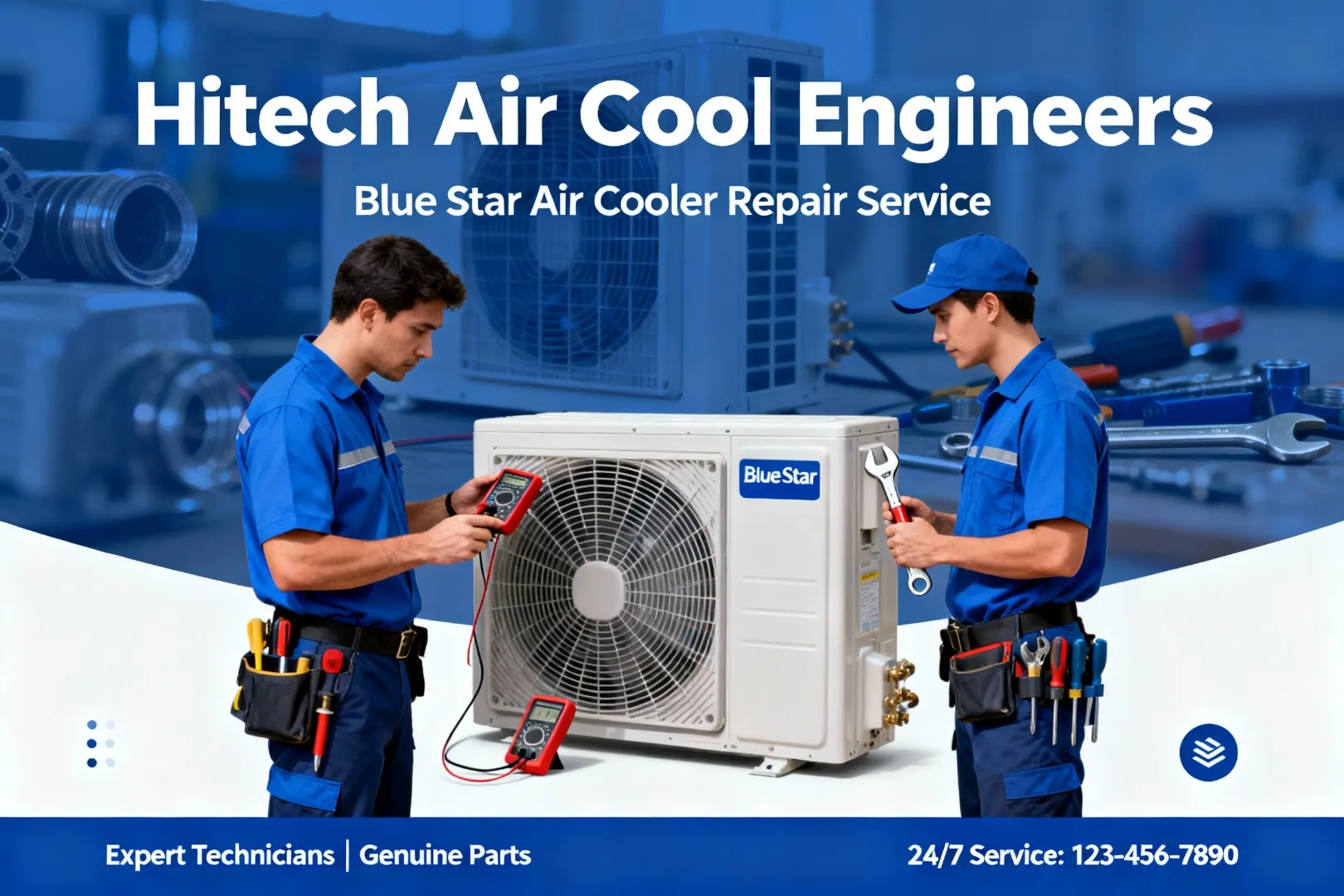 Panel Ac service center 1 air-cooler-repair-service-vadodara-2