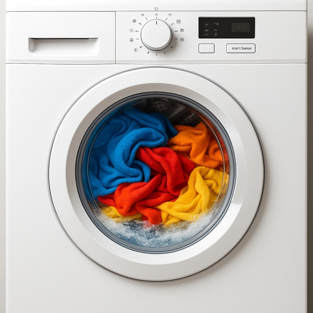 Washing clothes in broken machine anand