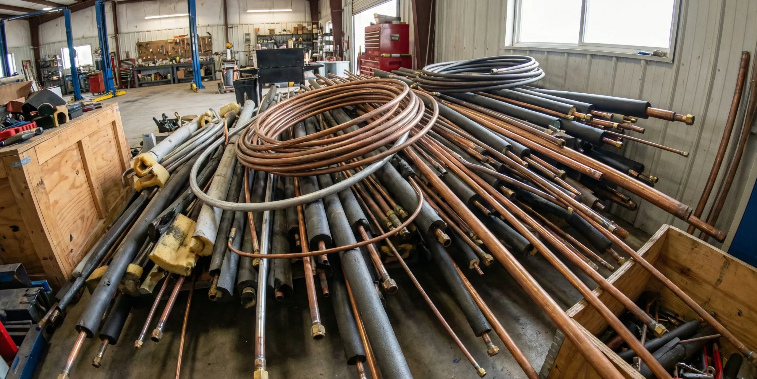 Copper Pipe 1-1/8" Hard Length 28.58 Mm 18 Swg / 1.2Mm | Hitech Aircool Engineers 1 Ac copper pipes