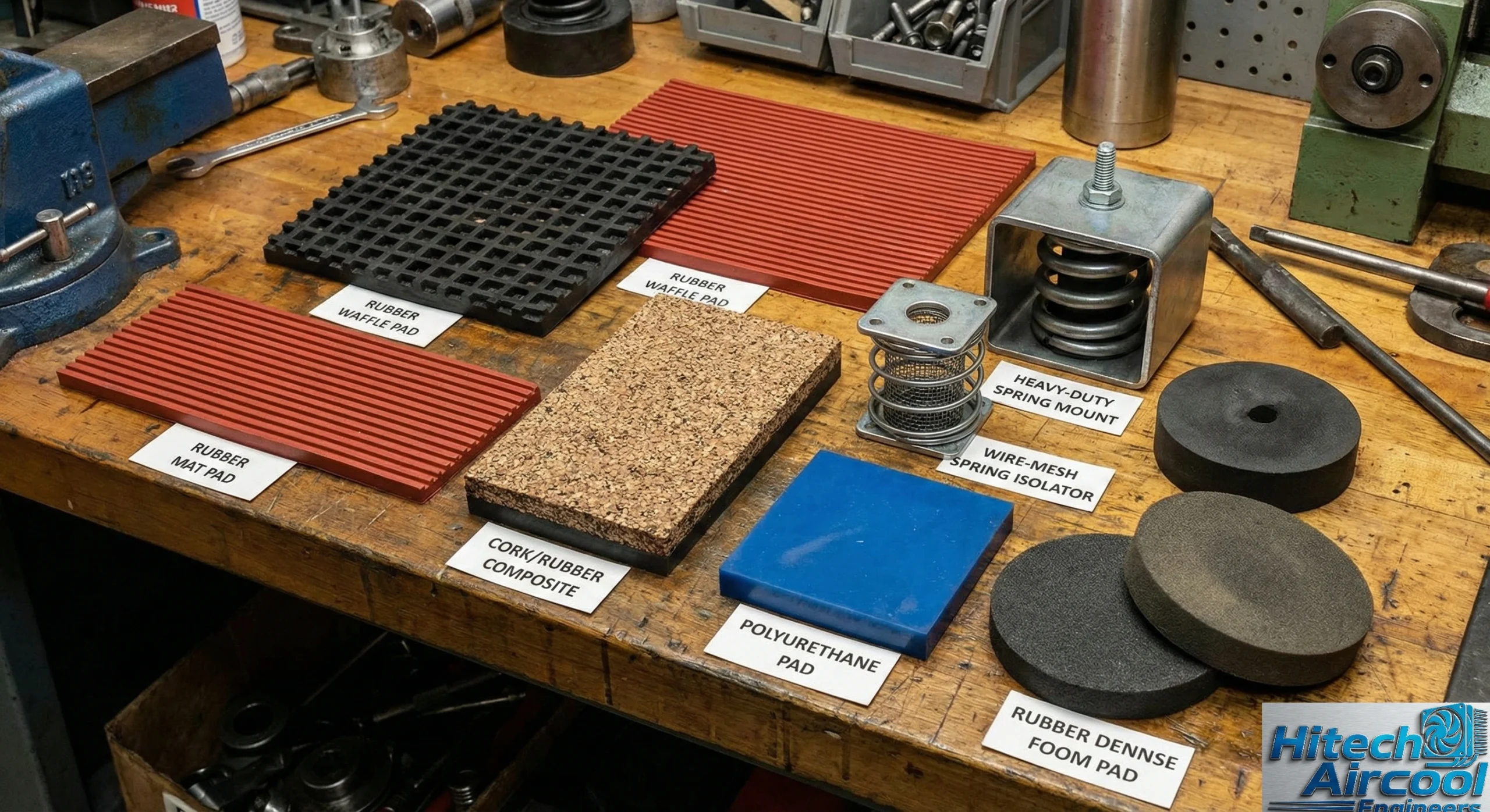 Rubber Pads | Hitech Aircool Engineers 2 Anti-Vibration Mounting Pads