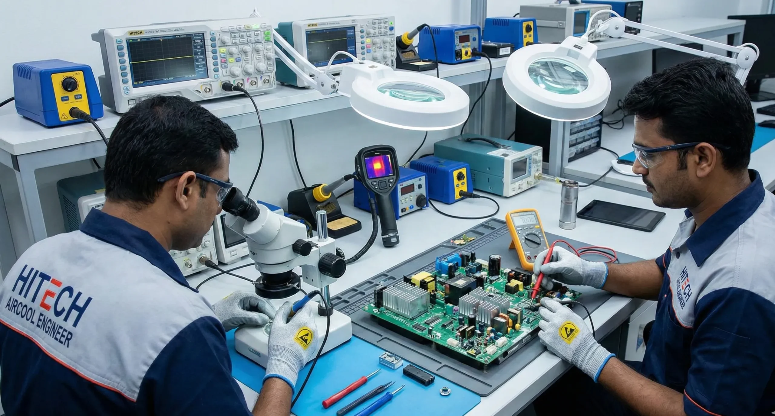 Chiller Control Panel PCB 2 PCB Circuit repair3